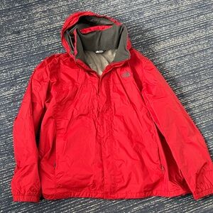 The North Face Men's Red Raincoat